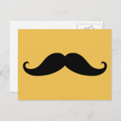 Meine Postkarte Mustache (Vorne/Hinten)