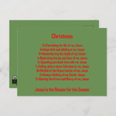 Meine Postkartenabnahme Postkarte (Vorne/Hinten)