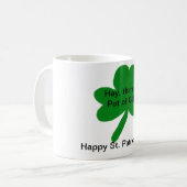 Meine Pot of Gold Happy St. Patrick's Day Tasse (Vorderseite Links)