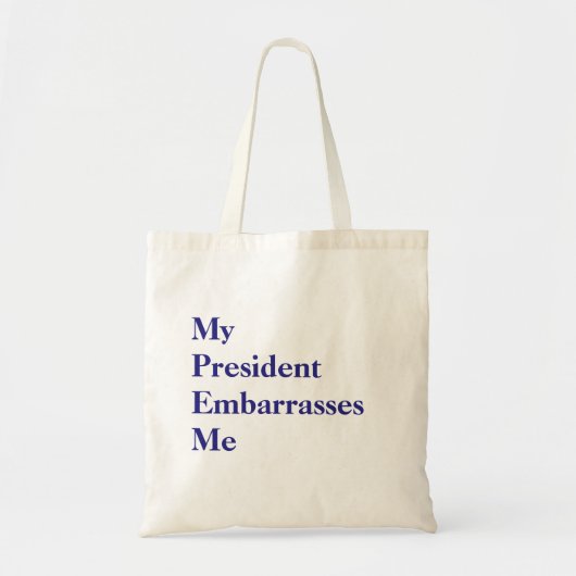 Meine Präsidentin begrüßt meine Tasche (Vorne)