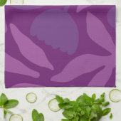 Meine Prinzessin Lieben Lila glücklich große Blume Geschirrtuch (Gefaltet)