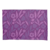 Meine Prinzessin Lieben Lila glücklich große Blume Kissenbezug (Vorderseite)