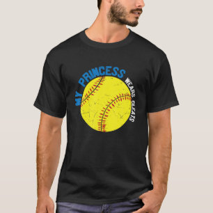 Meine Prinzessin trägt Clearing - Softball Baseba T-Shirt