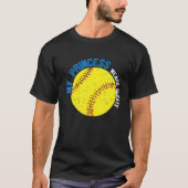 Meine Prinzessin trägt Clearing - Softball Basebal T-Shirt (Vorderseite)