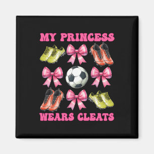 Meine Prinzessin trägt Stollen Fußballmutter Mutte Magnet