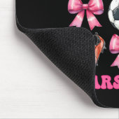 Meine Prinzessin trägt Stollen Fußballmutter Mutte Mousepad (Ecke)