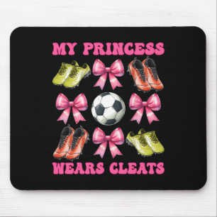 Meine Prinzessin trägt Stollen Fußballmutter Mutte Mousepad