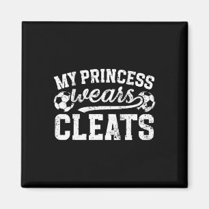 Meine Prinzessin trägt Stollen Fußballvater eines Magnet