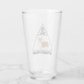 Meine Prioritätenpyramide Corgi Glas (Rückseite)