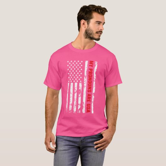 Meine Pronomen sind die USA Funny Redneck Sprichwo T-Shirt (Vorne ganz)