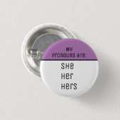 Meine Pronomen sind ihre Hure Button (Vorne & Hinten)