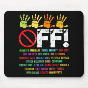 Meine Protestaktion für soziale Sicherheit und Med Mousepad