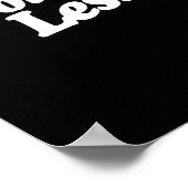 MEINE PRÜFERGEBNISSE SAGTEN LESBIAN POSTER (Ecke)