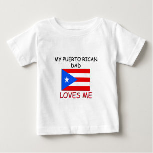 Meine PUERTO RICAN VATER Lieben Baby T-shirt