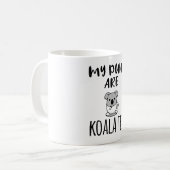 Meine Pula sind Koala Tea Kaffeetasse (Vorderseite Links)