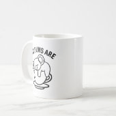 Meine Pula sind Koala Tea Kaffeetasse (Vorderseite Links)