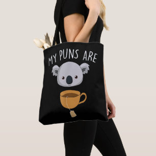 Meine Pullover sind Koala Tea Funny Animal Puns Tasche