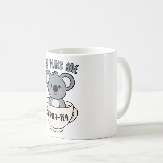 Meine Pullover sind Koala Tea Funny Niedlich Koala Kaffeetasse (VorderseiteRechts)