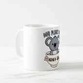 Meine Pullover sind Koala Tea Funny Niedlich Koala Kaffeetasse (Vorderseite Links)