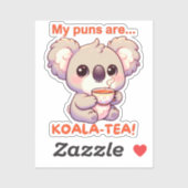 Meine Pullover sind Koala-Tee! Niedlicher Koala Dr Aufkleber (Blatt)
