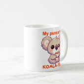 Meine Pullover sind Koala-Tee! Niedlicher Koala Dr Kaffeetasse (VorderseiteRechts)