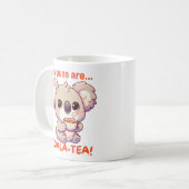 Meine Pullover sind Koala-Tee! Niedlicher Koala Dr Kaffeetasse (Vorderseite Links)