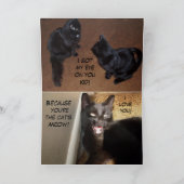 MEINE PURRFECT VALENTINE KITTY DANKESKARTE (Innenseite)