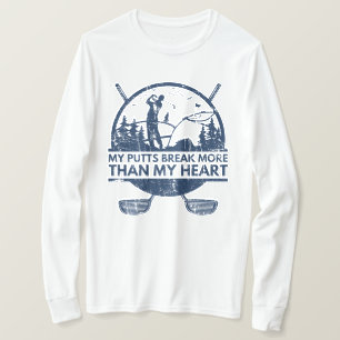 Meine Putts brechen lustigere Golfgeschenke auf T-Shirt