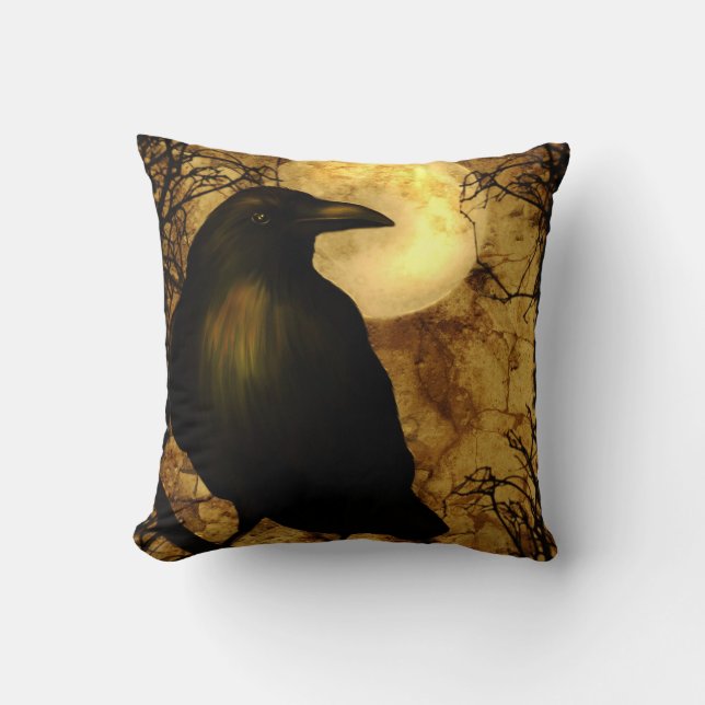 Meine Raben-Amerikaner MoJo Kissen (Vorderseite)