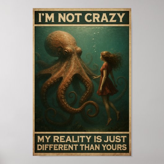 Meine Realität ist anders als deine Poster (Vorne)