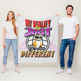 MEINE REALITÄT IST NUR ANDERS! FLEECEDECKE
