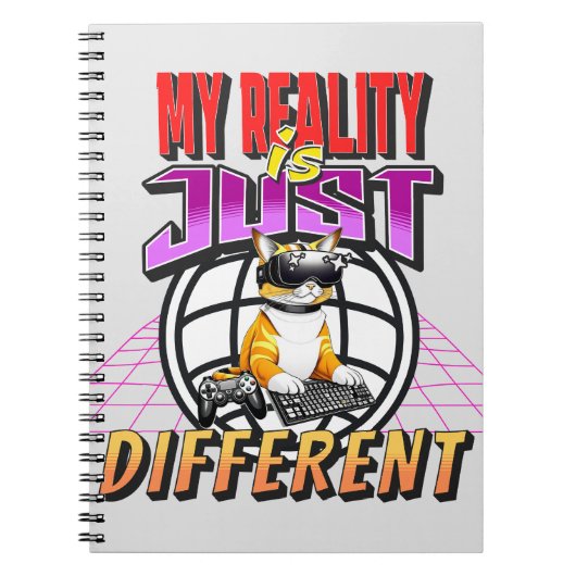 MEINE REALITÄT IST NUR ANDERS! NOTIZBLOCK (Vorderseite)