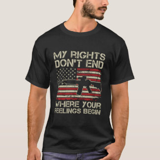 Meine Rechte Enden Nicht, Wo Deine Gefühle Beginne T-Shirt