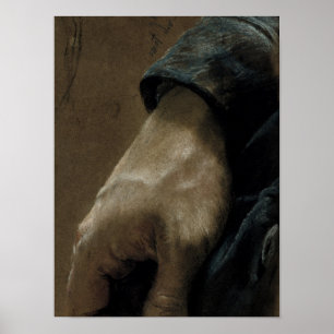 Meine rechte Hand mit meiner Links Hand, 1848 Poster