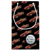 Meine Red Corvette Geschenktasche Kleine Geschenktüte (Rückseite)