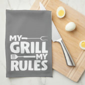 Meine Regeln Geschirrtuch (Viertel Falte)