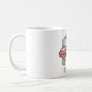 Meine Regeln Klassisches rotes Auto Retro Mechanik Kaffeetasse