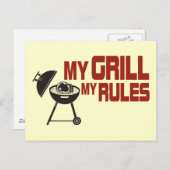 Meine Regeln Postkarte (Vorne/Hinten)