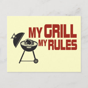 Meine Regeln Postkarte