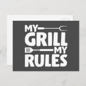 Meine Regeln Postkarte (Vorne/Hinten)