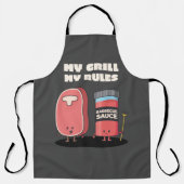 Meine Regeln Schürze (Vorderseite)