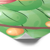 Meine Reise beginnt hier mit Name Kids Room Poster (Ecke)