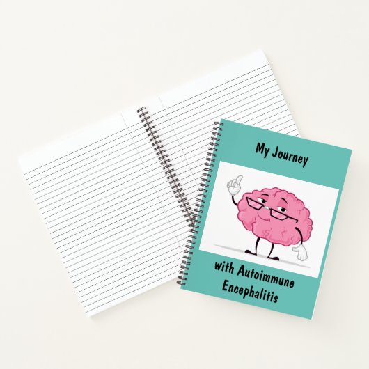 Meine Reise mit Autoimmune Encephalitis Notebook Notizblock (Innenseite)