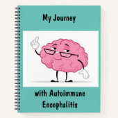 Meine Reise mit Autoimmune Encephalitis Notebook Notizblock (Vorderseite)
