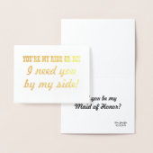 Meine Reise oder mein Die | Funny Bridesmaid oder Folienkarte (Anzeige)