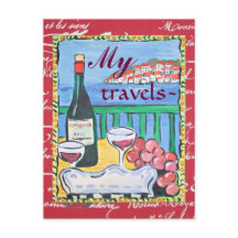 Meine Reise Postkarte