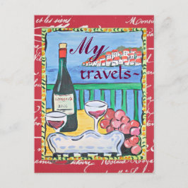 Meine Reise Postkarte