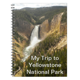 Meine Reise zum Yellowstone Nationalpark Notizbuch Notizblock