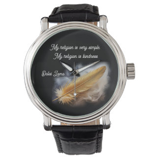 Meine Religion ist einfach, meine Religion ist Güt Armbanduhr