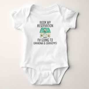 Meine Reservierung buchen Ich fahre zu Oma Opa's Baby Strampler